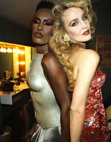 Jerry Hall and Grace Kelly - before Rita and Cara